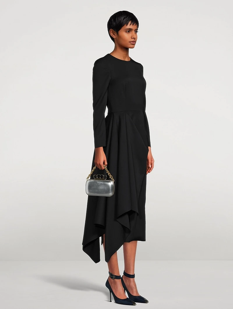 Draped Midi Dress