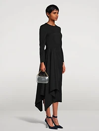 Draped Midi Dress
