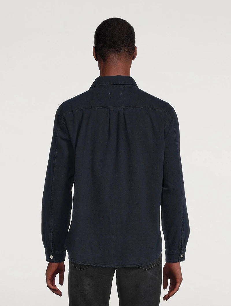 Denim Long-Sleeve Shirt