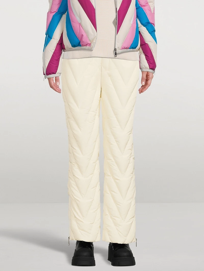 Chevron Ski Pants
