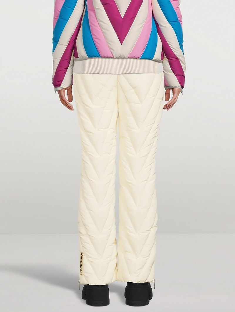 Chevron Ski Pants