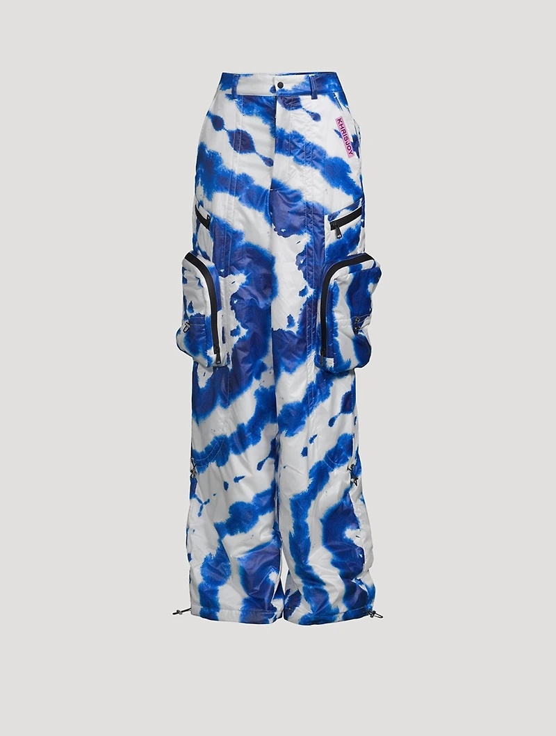 Wide Tech Pants In Tie Dye
