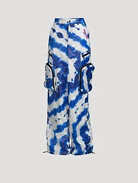 Wide Tech Pants In Tie Dye
