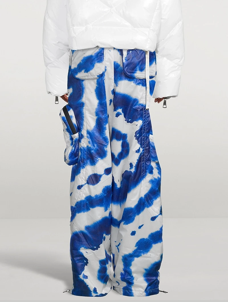 Wide Tech Pants In Tie Dye