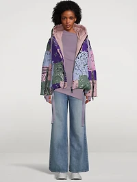 Puff Khris Patch Down Jacket In Bandana Print