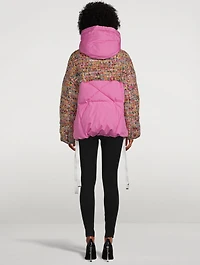 Puff Khris Tweed Bouclé Down Jacket