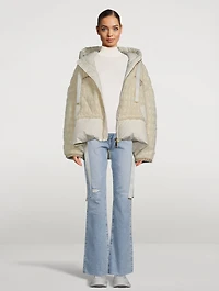 Puff Khris Tweed Down Jacket
