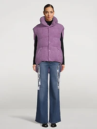 Puff Oversized Teddy Down Vest