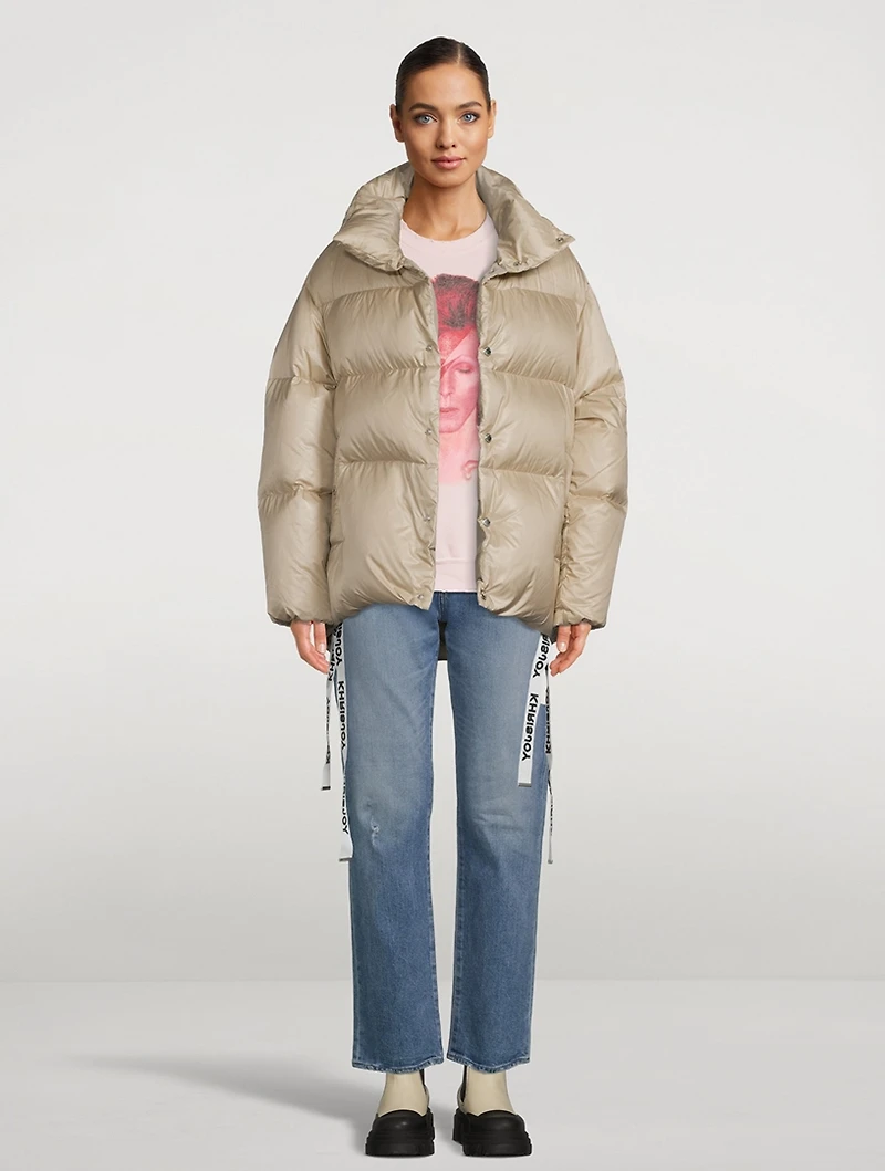 Puff Oversize Down Bomber Jacket