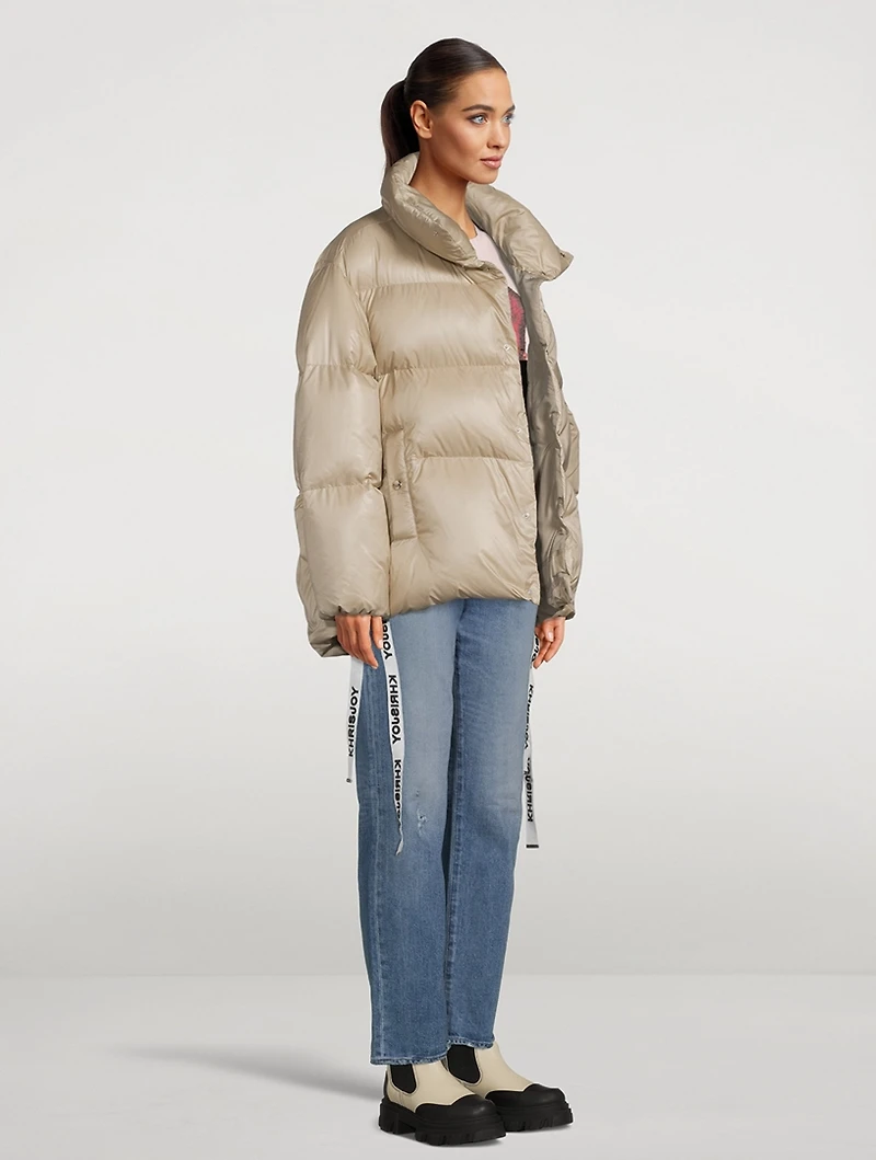 Puff Oversize Down Bomber Jacket