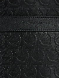 Embossed Leather Crossbody Bag