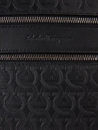 Gancini Embossed Leather Backpack