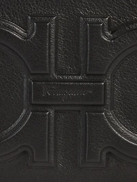 Double Gancio Leather Toiletry Bag