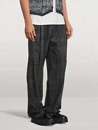 Greca Labyrinth Leather Derby Shoes