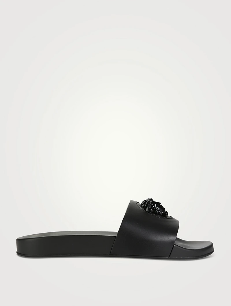 Le Medusa Leather Slides