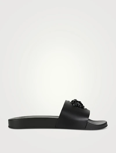 Le Medusa Leather Slides