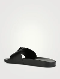 Le Medusa Leather Slides