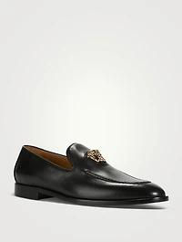 Medusa Leather Loafers
