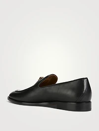 Medusa Leather Loafers