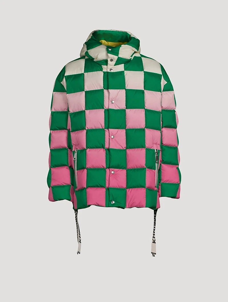 Khrisman Damier Down Puffer Jacket
