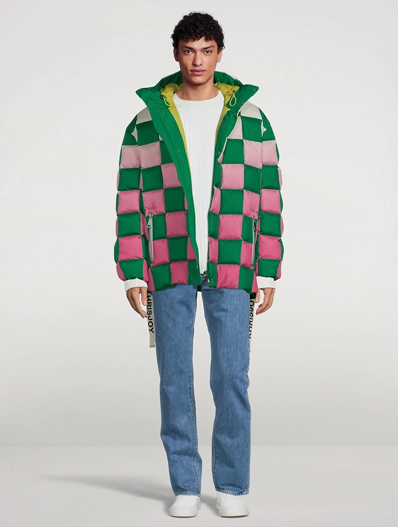 Khrisman Damier Down Puffer Jacket