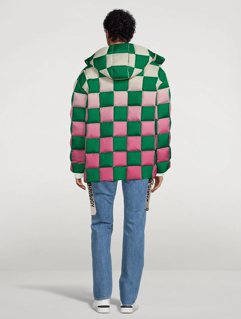 Khrisman Damier Down Puffer Jacket
