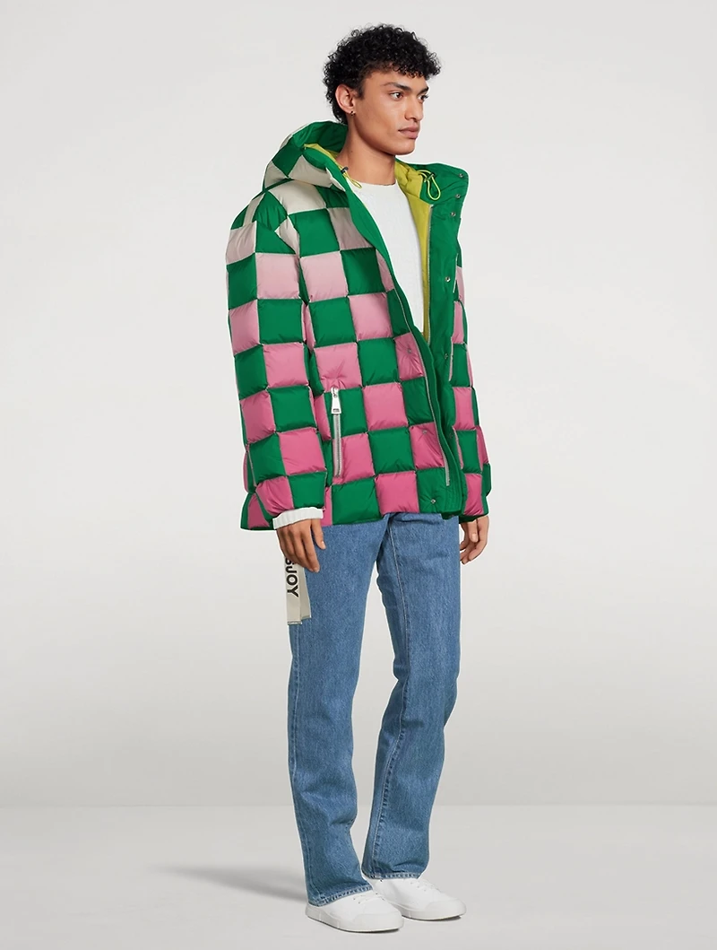 Khrisman Damier Down Puffer Jacket