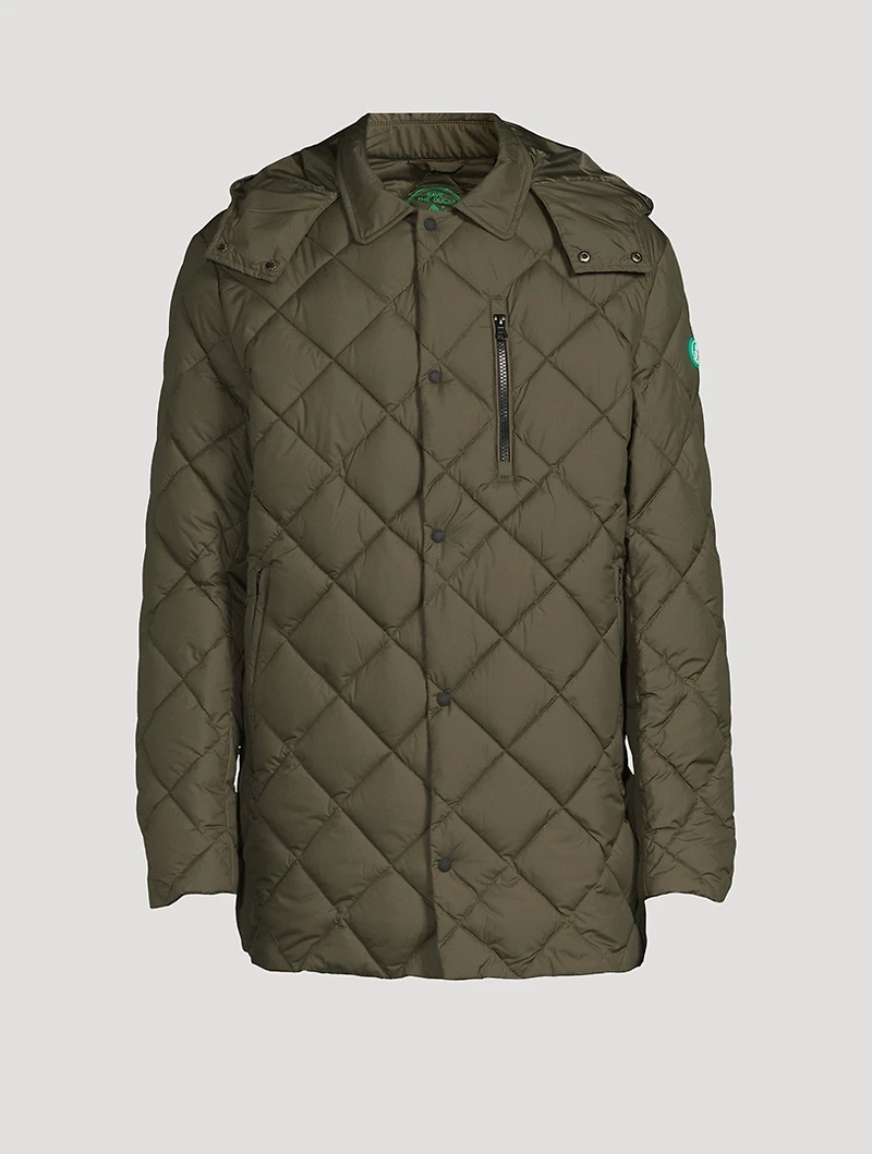 Uwe Puffer Coat With Detachable Hood