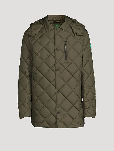 Uwe Puffer Coat With Detachable Hood