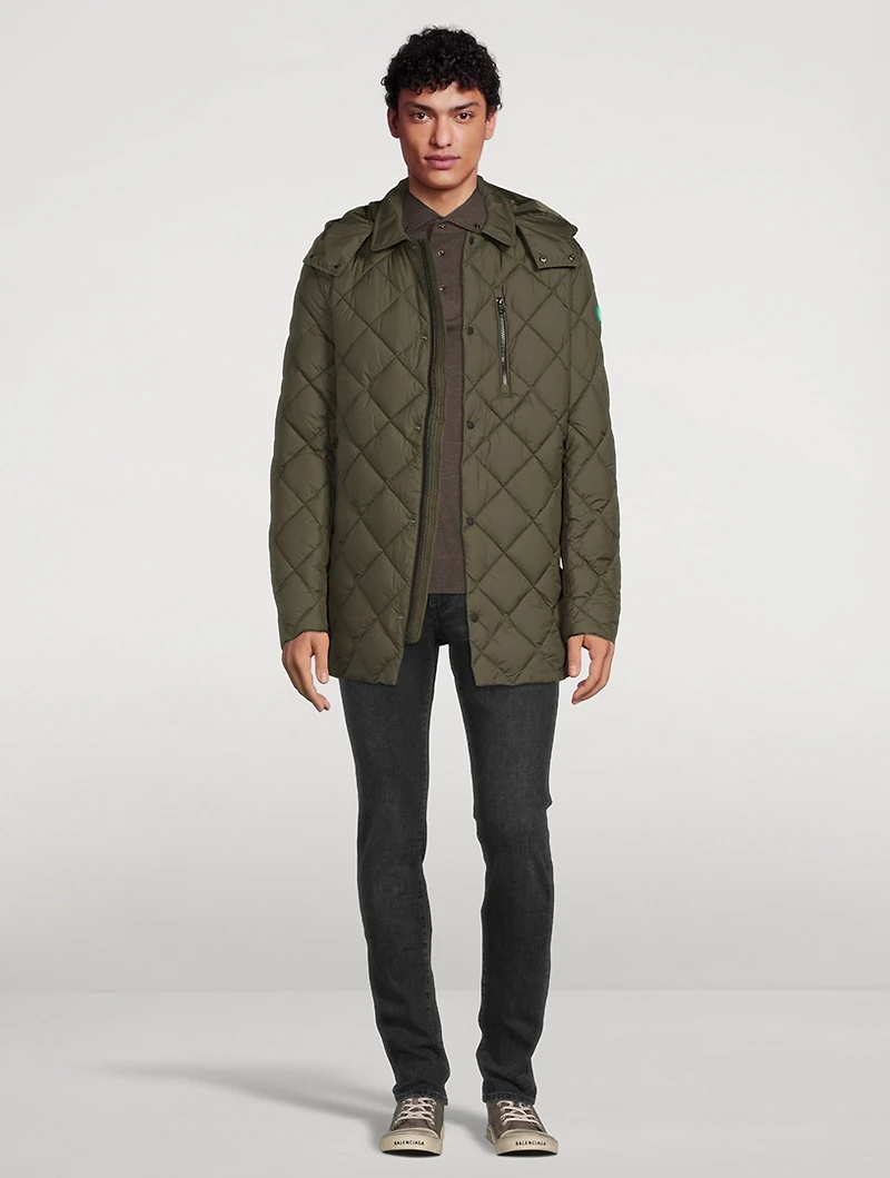 Uwe Puffer Coat With Detachable Hood