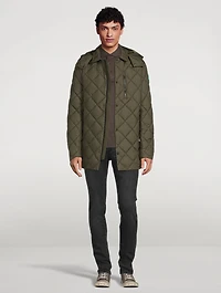 Uwe Puffer Coat With Detachable Hood