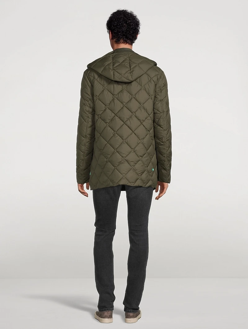 Uwe Puffer Coat With Detachable Hood
