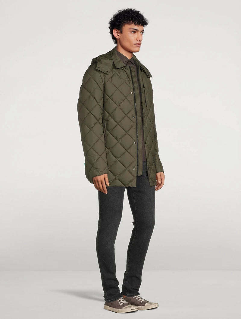 Uwe Puffer Coat With Detachable Hood