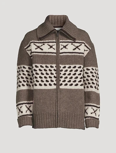 Cowi Vogel Wool Zip Cardigan
