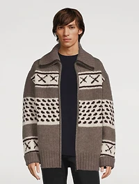 Cowi Vogel Wool Zip Cardigan