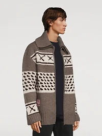 Cowi Vogel Wool Zip Cardigan
