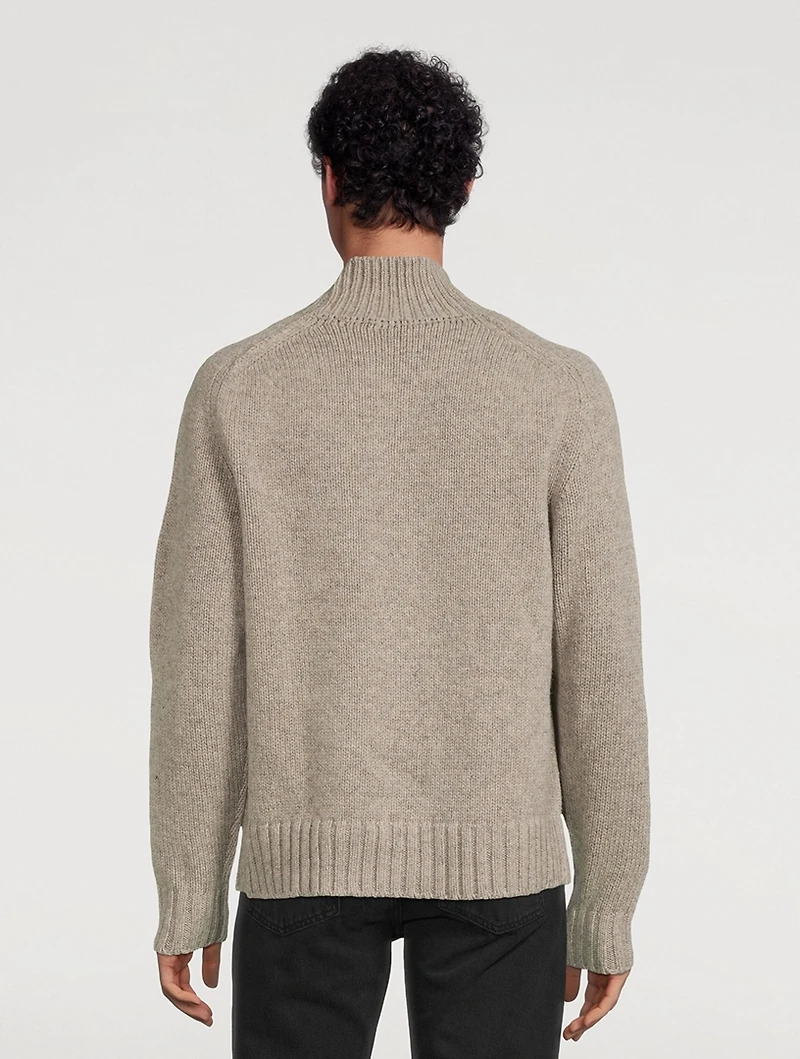 Frej Wool Twist Mockneck Sweater