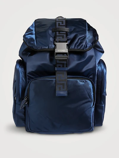 Greca Nylon Backpack