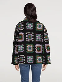 Tess Patchwork Crochet Overshirt