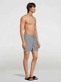 Bulldog Ribbon Mid-Length Swim Shorts