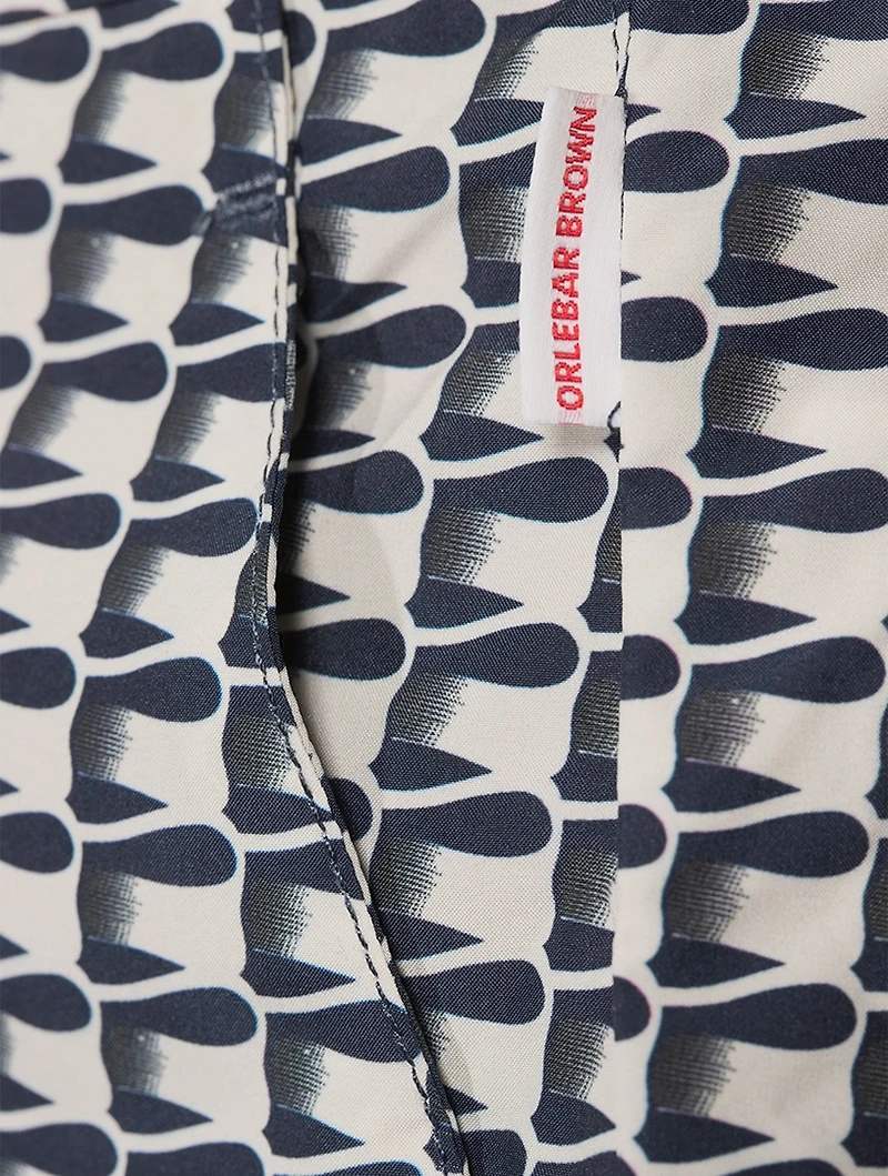 Bulldog Ribbon Mid-Length Swim Shorts