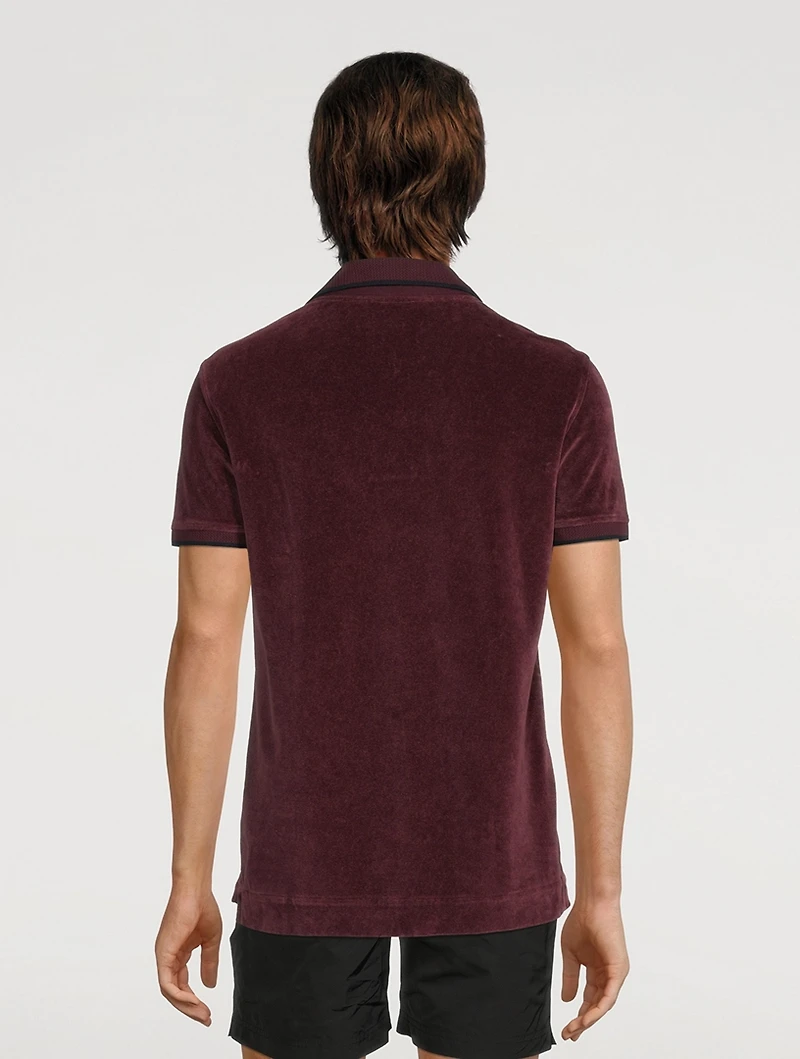 Clive Towelling Polo Shirt