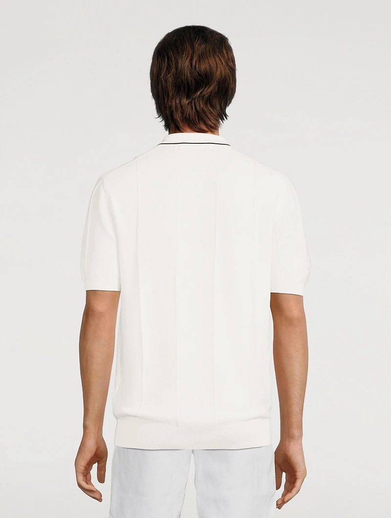 Maranon Waffle Towelling Polo Shirt