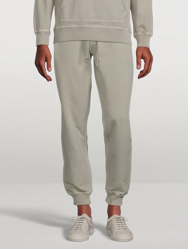 Duxbury Garment-Dye Cotton Sweatpants