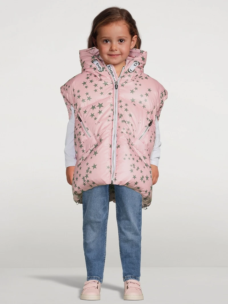 Kids Stars Down Puffer Vest