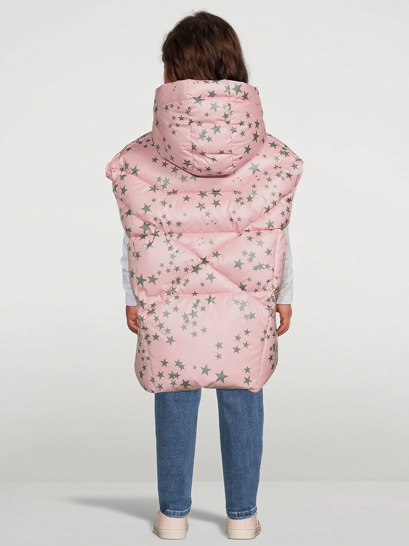 Kids Stars Down Puffer Vest