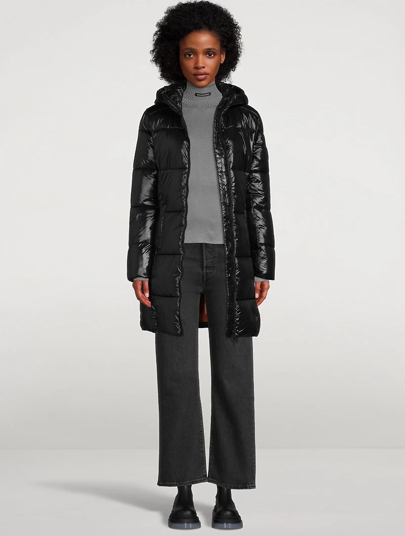 Ines Long Puffer With Hood