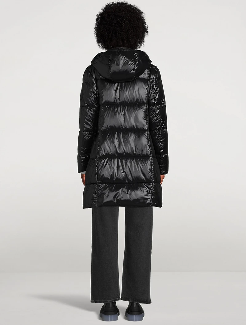 Ines Long Puffer With Hood