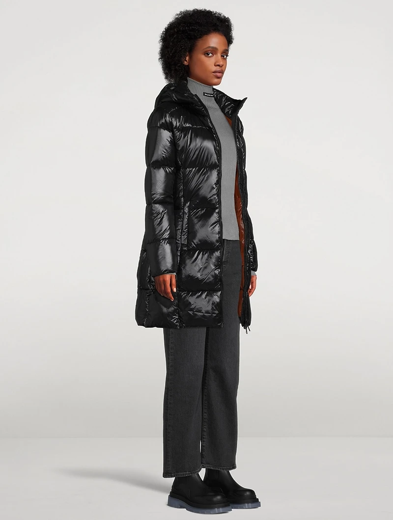 Ines Long Puffer With Hood