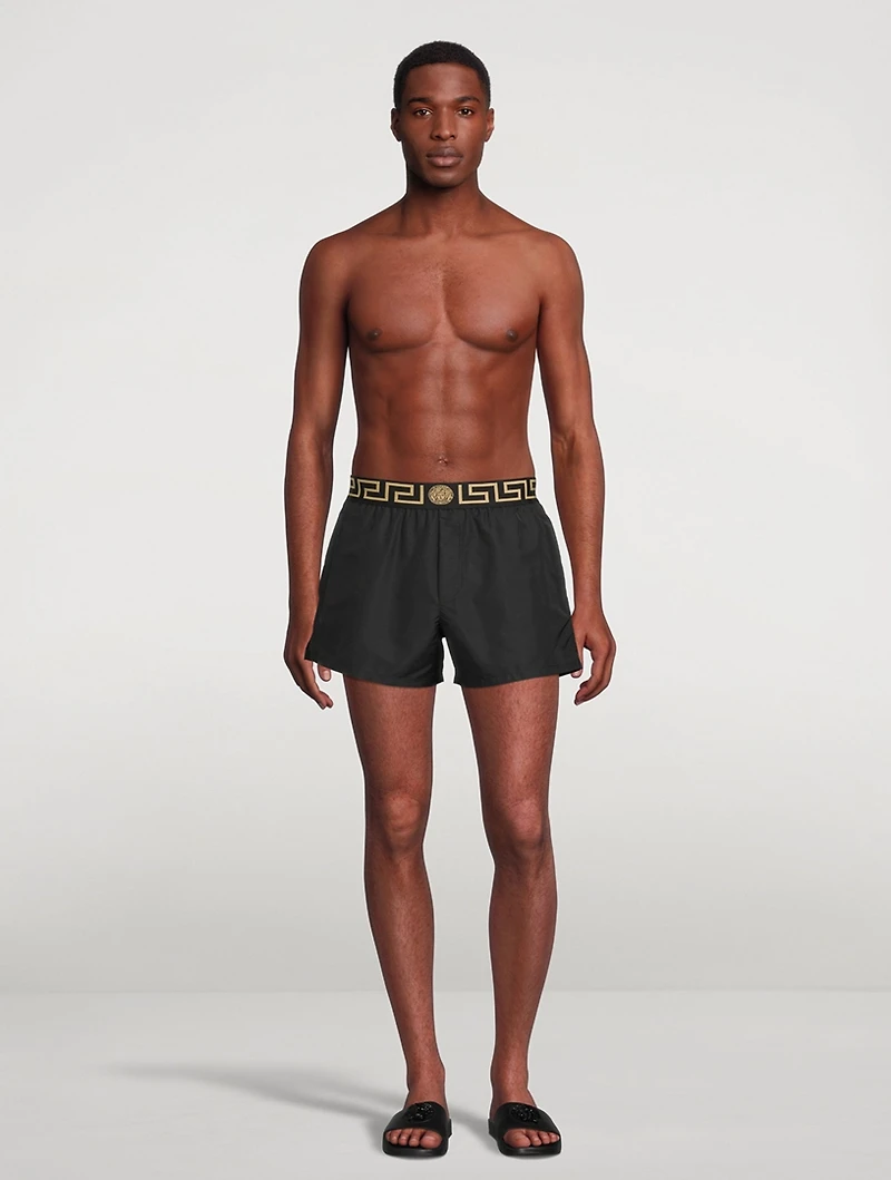 Greca Border Swim Shorts